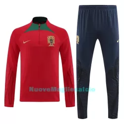 Portogallo Felpe da Allenamento Uomo 1/4-Zip 2022 Rossa Portogallo Felpe da Allenamento Uomo 1/4-Zip 2022 Rossa