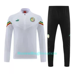 Senegal Felpe da Allenamento Uomo 1/4-Zip 2022-23 Bianca Senegal Felpe da Allenamento Uomo 1/4-Zip 2022-23 Bianca