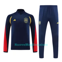 Spagna Felpe da Allenamento Uomo 1/4-Zip 2022-23 Blu Spagna Felpe da Allenamento Uomo 1/4-Zip 2022-23 Blu