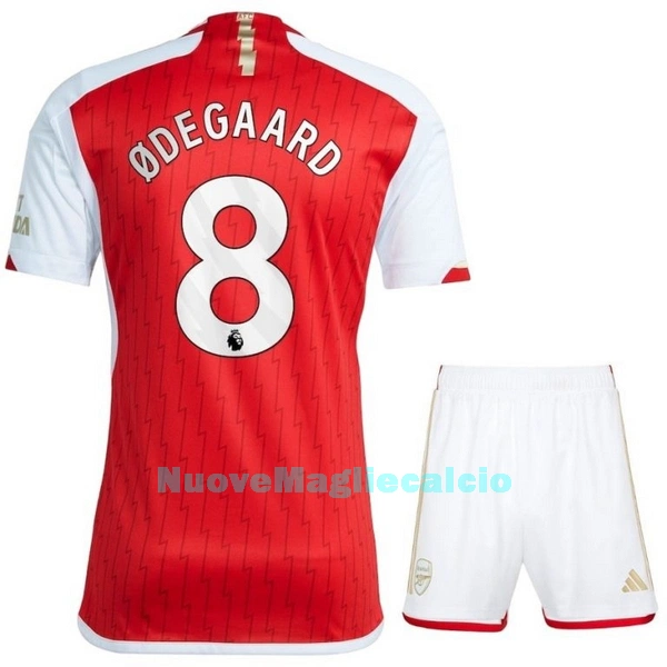 Completo calcio Arsenal Ødegaard 8 Bambino Primo 2023/24