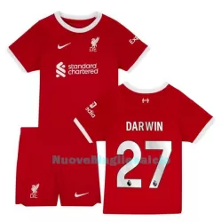 Completo calcio Liverpool Darwin 27 Bambino Primo 2023/24 Completo calcio Liverpool Darwin 27 Bambino Primo 2023/24
