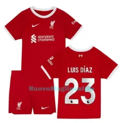 Completo calcio Liverpool Luis Díaz 23 Bambino Primo 2023/24 Completo calcio Liverpool Luis Díaz 23 Bambino Primo 2023/24