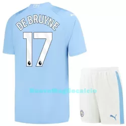 Completo calcio Manchester City K. De Bruyne 17 Bambino Primo 2023/24 Completo calcio Manchester City K. De Bruyne 17 Bambino Primo 2023/24