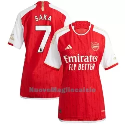 Maglia Arsenal Saka 7 Donna Primo 2023/24 Maglia Arsenal Saka 7 Donna Primo 2023/24