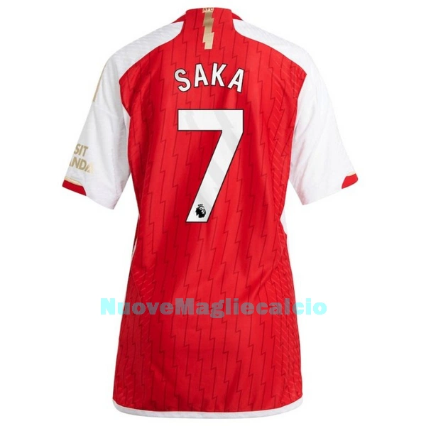 Maglia Arsenal Saka 7 Donna Primo 2023/24