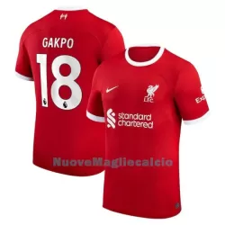 Maglia Liverpool Gakpo 18 Uomo Primo 2023/24 Maglia Liverpool Gakpo 18 Uomo Primo 2023/24