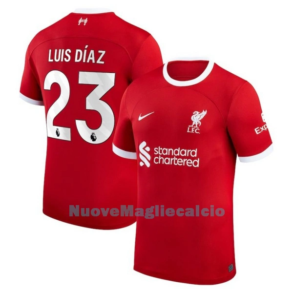 Maglia Liverpool Luis Díaz 23 Uomo Primo 2023/24