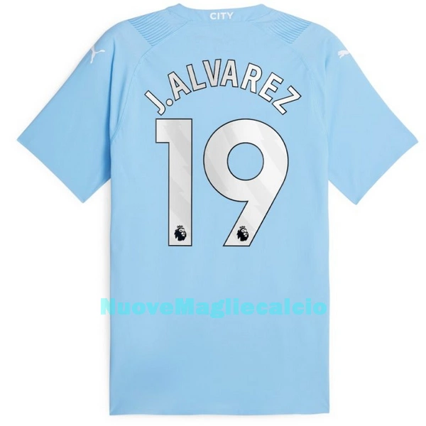 Maglia Manchester City J. Alvarez 19 Uomo Primo 2023/24