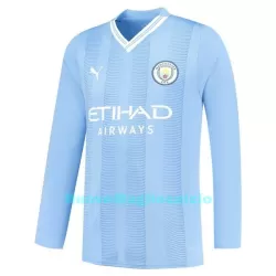 Maglia Manchester City Uomo Primo 2023/24 Maniche Lunghe Maglia Manchester City Uomo Primo 2023/24 Maniche Lunghe