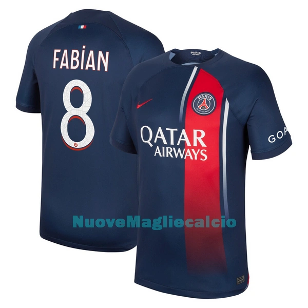 Maglia Paris Saint-Germain Fabian 8 Uomo Primo 2023/24