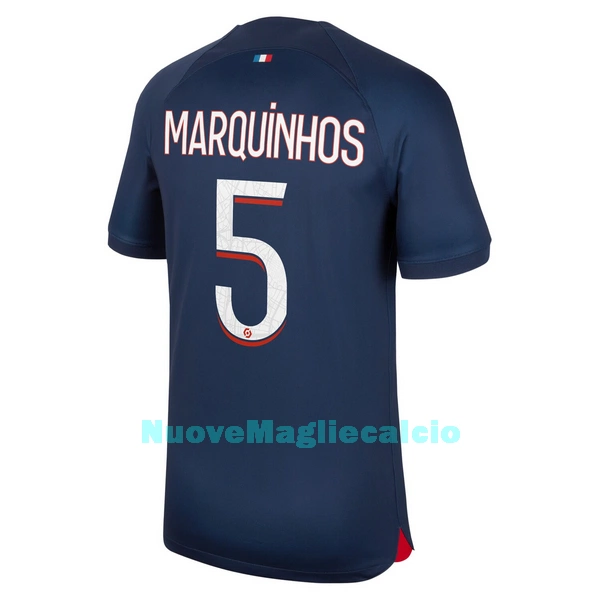 Maglia Paris Saint-Germain Marquinhos 5 Uomo Primo 2023/24