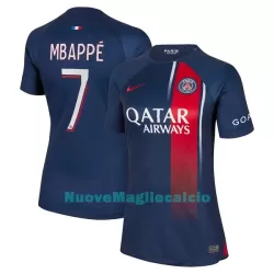 Maglia Paris Saint-Germain Mbappé 7 Donna Primo 2023/24 Maglia Paris Saint-Germain Mbappé 7 Donna Primo 2023/24