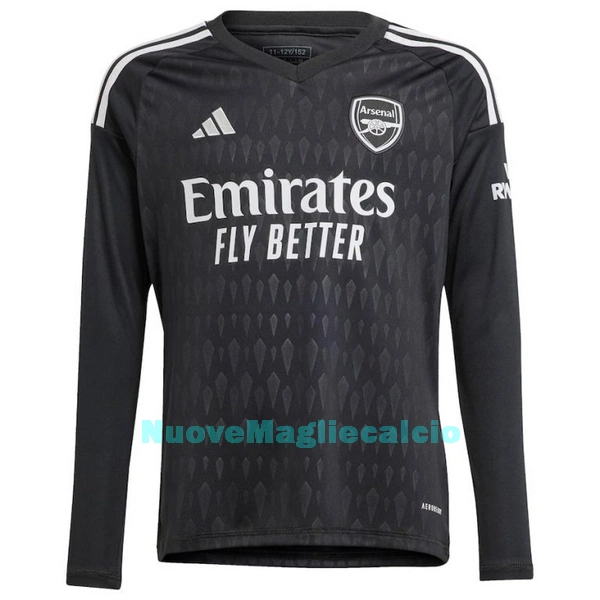 Maglia Portiere Arsenal Uomo Primo 2023/24 Maniche Lunghe