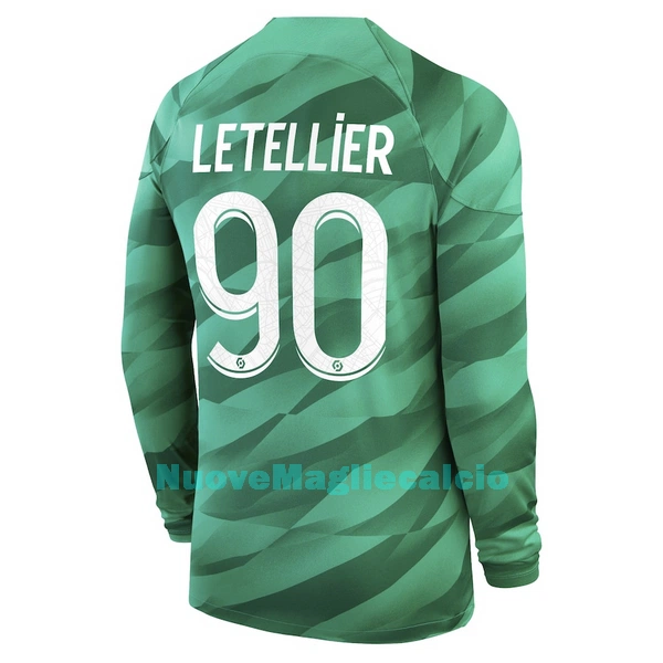 Maglia Portiere Paris Saint-Germain Letellier 90 Uomo Primo 2023/24 Maniche Lunghe