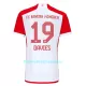 Completo calcio Bayern Monaco Alphonso Davies 19 Bambino Primo 2023/24