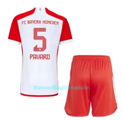 Completo calcio Bayern Monaco Benjamin Pavard 5 Bambino Primo 2023/24 Completo calcio Bayern Monaco Benjamin Pavard 5 Bambino Primo 2023/24