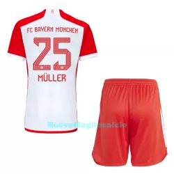 Completo calcio FC Bayern Monaco Thomas Müller 25 Bambino Primo 2023/24 Completo calcio FC Bayern Monaco Thomas Müller 25 Bambino Primo 2023/24