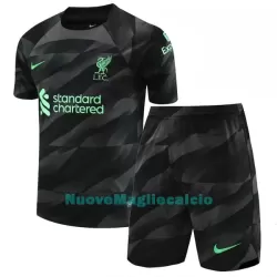 Completo calcio Portiere Liverpool Bambino Primo 2023/24 Completo calcio Portiere Liverpool Bambino Primo 2023/24