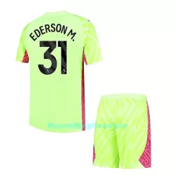 Completo calcio Portiere Manchester City Ederson Bambino 3rd 2023/24 Completo calcio Portiere Manchester City Ederson Bambino 3rd 2023/24