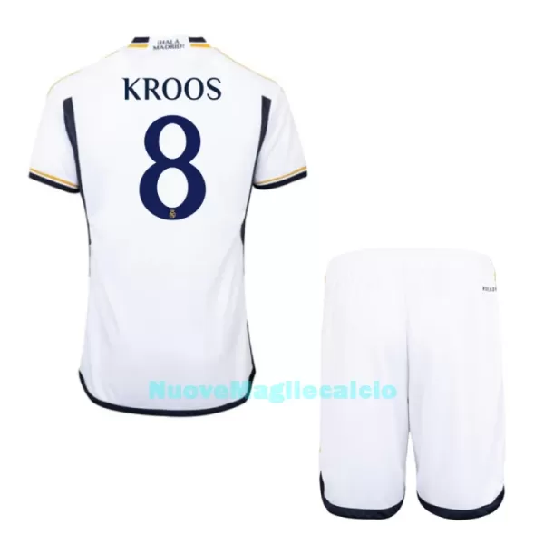 Completo calcio Real Madrid Kroos 8 Bambino Primo 2023/24