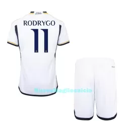 Completo calcio Real Madrid Rodrygo 11 Bambino Primo 2023/24 Completo calcio Real Madrid Rodrygo 11 Bambino Primo 2023/24