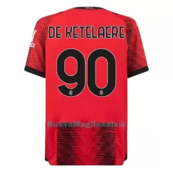 Maglia AC Milan De Ketelaere 90 Uomo Primo 2023/24 Maglia AC Milan De Ketelaere 90 Uomo Primo 2023/24