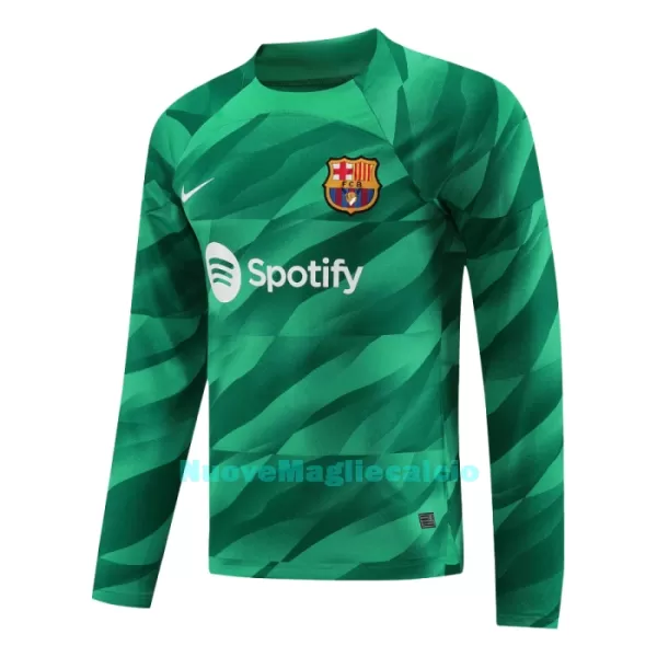 Maglia Portiere Barcellona Uomo Primo 2023/24 Maniche Lunghe