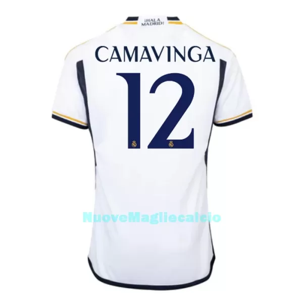 Maglia Real Madrid Camavinga 12 Uomo Primo 2023/24