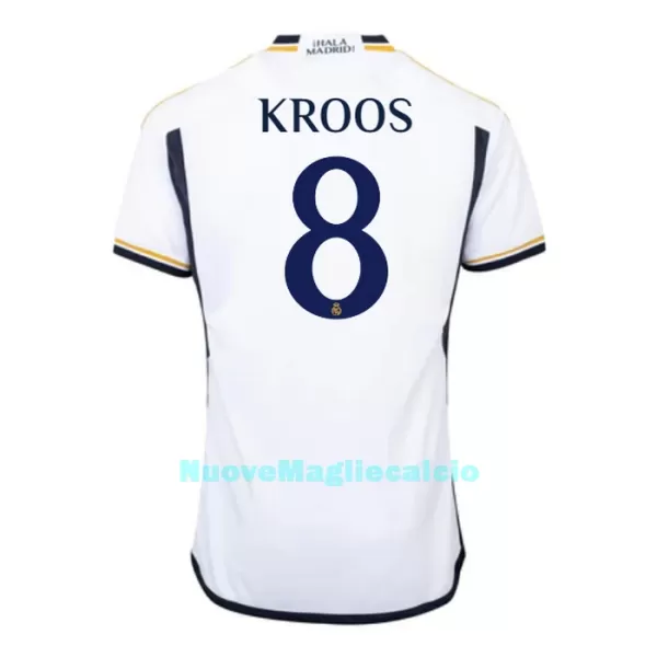 Maglia Real Madrid Kroos 8 Uomo Primo 2023/24