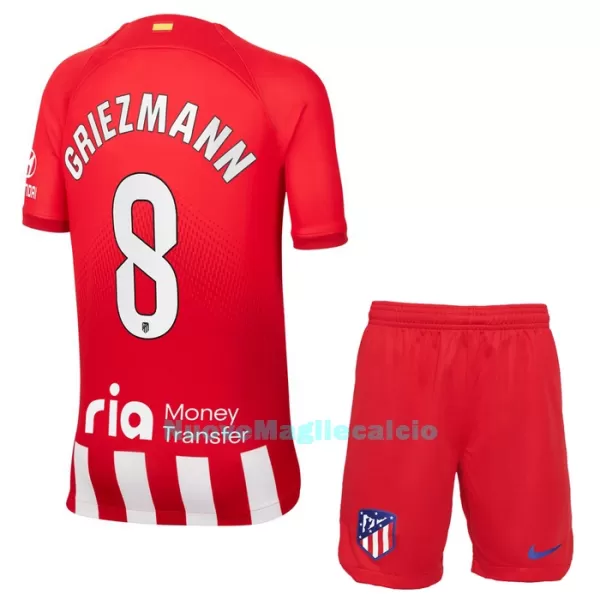 Completo calcio Atlético Madrid Griezmann 8 Bambino Primo 2023/24