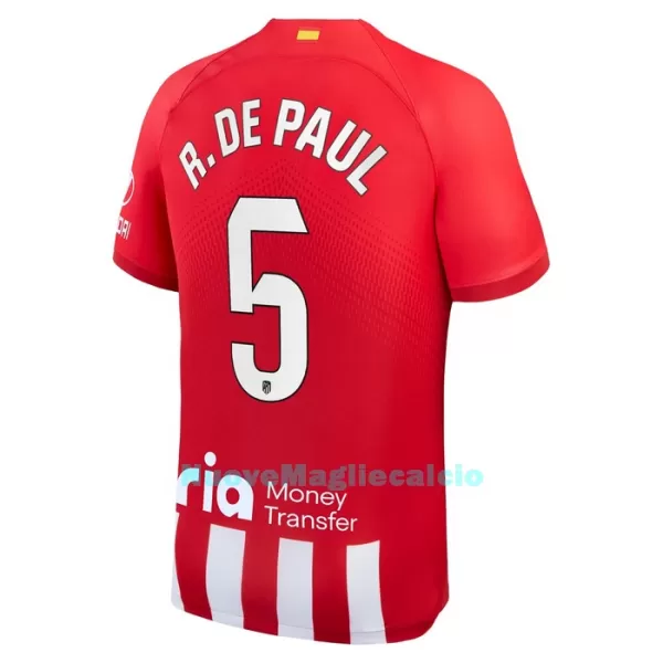 Maglia Atlético Madrid R. De Paul 5 Uomo Primo 2023/24