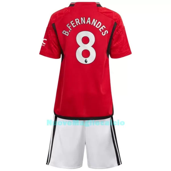 Completo calcio Manchester United Bruno Fernandes 8 Bambino Primo 2023/24