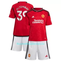 Completo calcio Manchester United McTominay 39 Bambino Primo 2023/24 Completo calcio Manchester United McTominay 39 Bambino Primo 2023/24