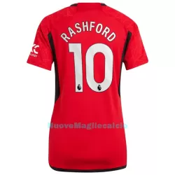 Maglia Manchester United Rashford 10 Donna Primo 2023/24