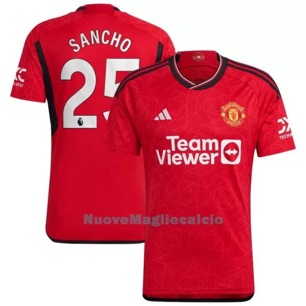 Maglia Manchester United Sancho 25 Uomo Primo 2023/24