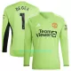 Maglia Portiere Manchester United De Gea 1 Uomo Primo 2023/24 Maniche Lunghe