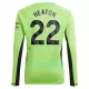 Maglia Portiere Manchester United Heaton 22 Uomo Primo 2023/24 Maniche Lunghe