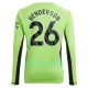 Maglia Portiere Manchester United Henderson 26 Uomo Primo 2023/24 Maniche Lunghe