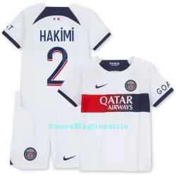 Completo calcio Paris Saint-Germain Hakimi 2 Bambino Secondo 2023/24 Completo calcio Paris Saint-Germain Hakimi 2 Bambino Secondo 2023/24