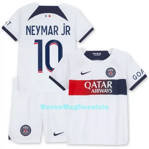 Completo calcio Paris Saint-Germain Neymar Jr 10 Bambino Secondo 2023/24