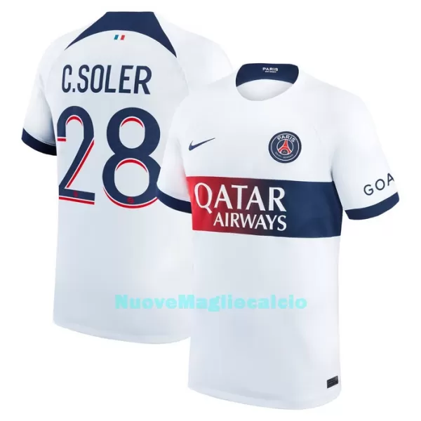 Maglia Paris Saint-Germain C. Soler 28 Uomo Secondo 2023/24