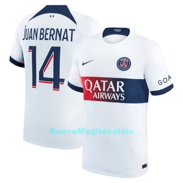 Maglia Paris Saint-Germain Juan Bernat 14 Uomo Secondo 2023/24