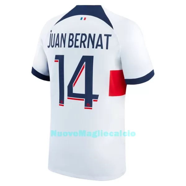 Maglia Paris Saint-Germain Juan Bernat 14 Uomo Secondo 2023/24