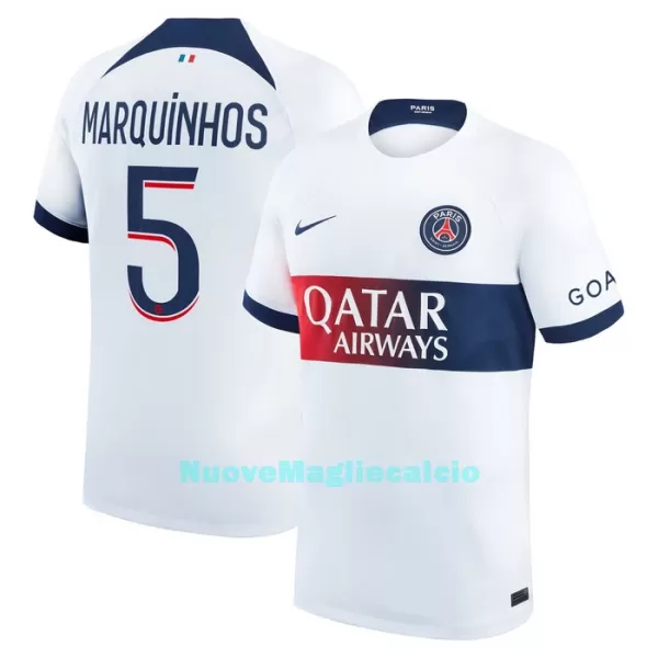 Maglia Paris Saint-Germain Marquinhos 5 Uomo Secondo 2023/24