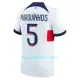 Maglia Paris Saint-Germain Marquinhos 5 Uomo Secondo 2023/24