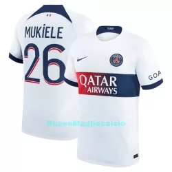 Maglia Paris Saint-Germain Mukiele 26 Uomo Secondo 2023/24 Maglia Paris Saint-Germain Mukiele 26 Uomo Secondo 2023/24