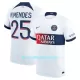 Maglia Paris Saint-Germain N.Mendes 25 Uomo Secondo 2023/24