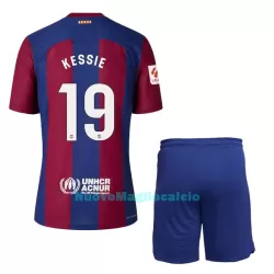Completo calcio Barcellona Kessie 19 Bambino Primo 2023/24 Completo calcio Barcellona Kessie 19 Bambino Primo 2023/24