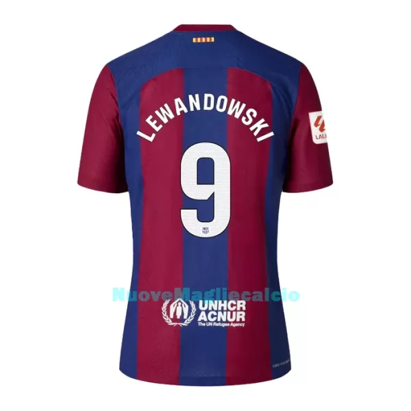 Maglia Barcellona Lewandowski 9 Uomo Primo 2023/24