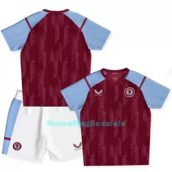 Completo calcio Aston Villa Bambino Primo 2023/24 Completo calcio Aston Villa Bambino Primo 2023/24